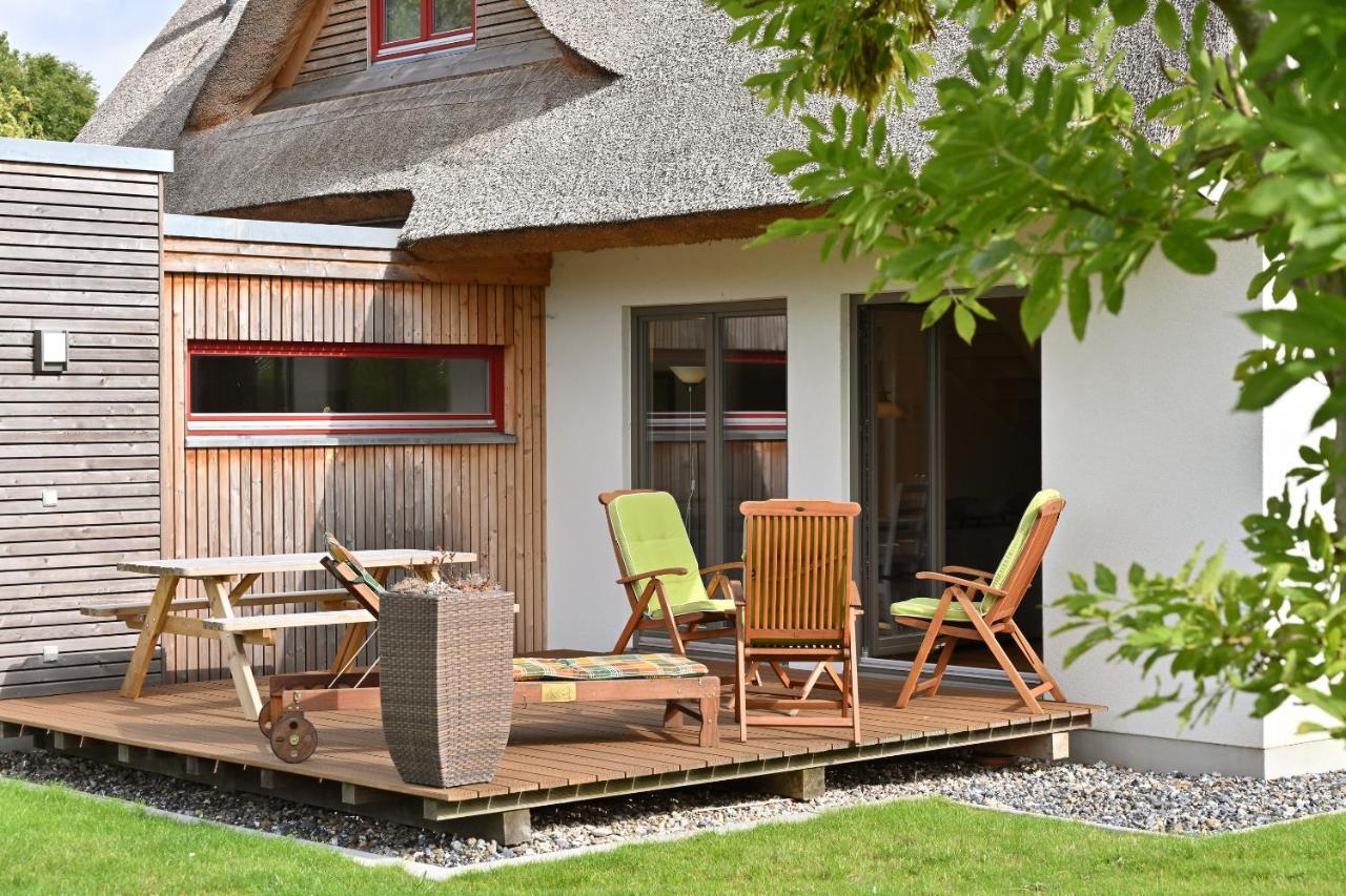 Reetdachhaus "Treibholz" Villa Wiek auf Rügen Dış mekan fotoğraf